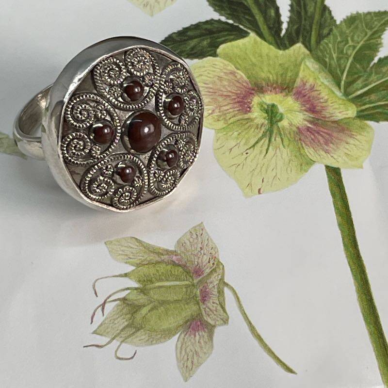 Antique Button Rings Buttonist Antique Button Jewelry
